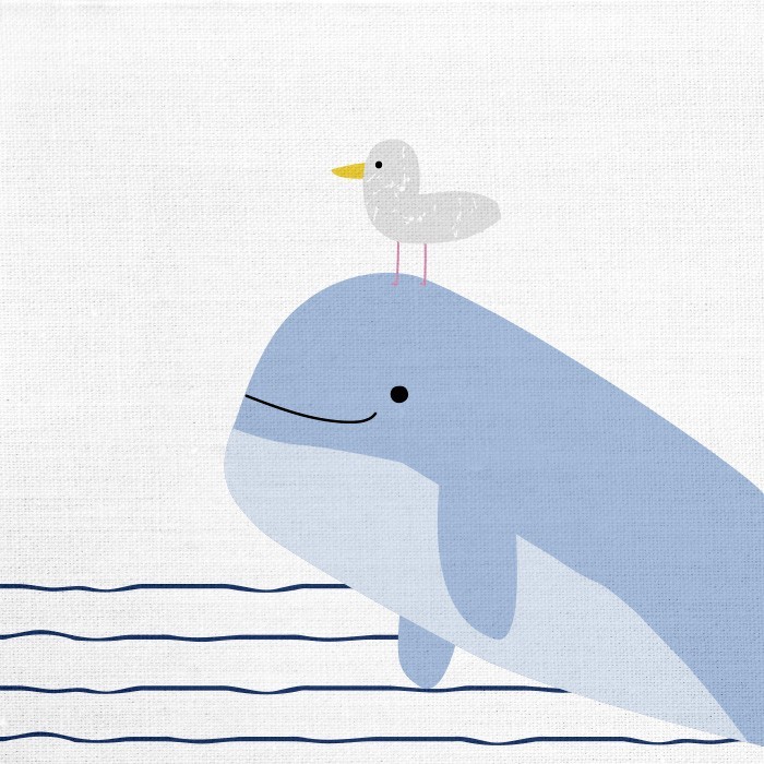 Παιδικά Πίνακας και Φάλαινα και γλάρος