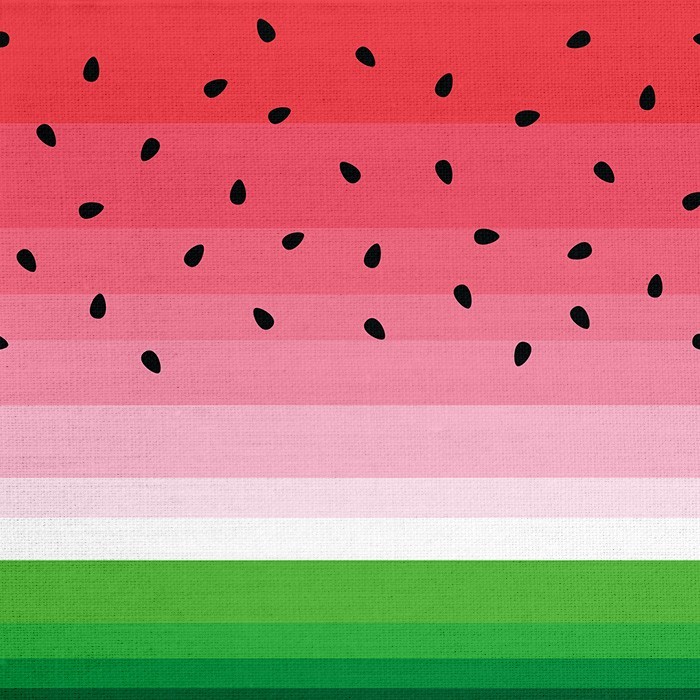 Πίνακας με φρούτα «Illustration Watermelon with seeds»
