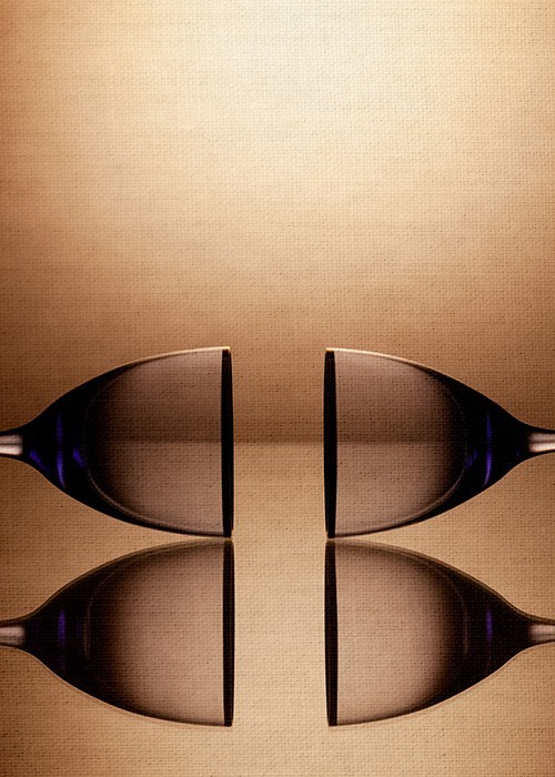 Πίνακας «Empty glasses with shadows»