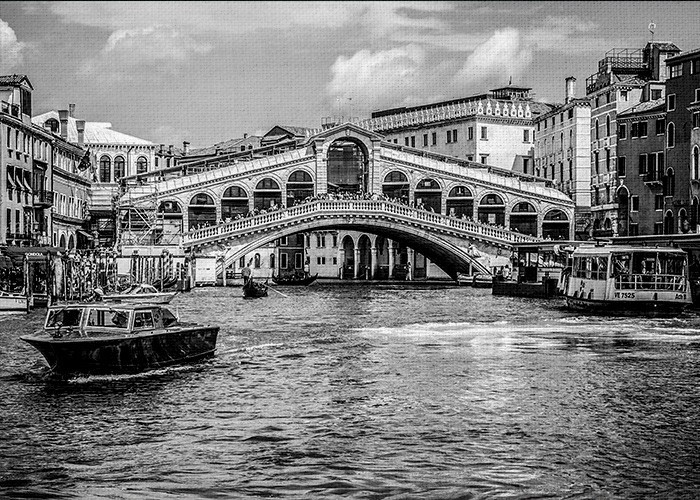 Βενετία Πίνακας με την Γέφυρα του Ριάλτο 