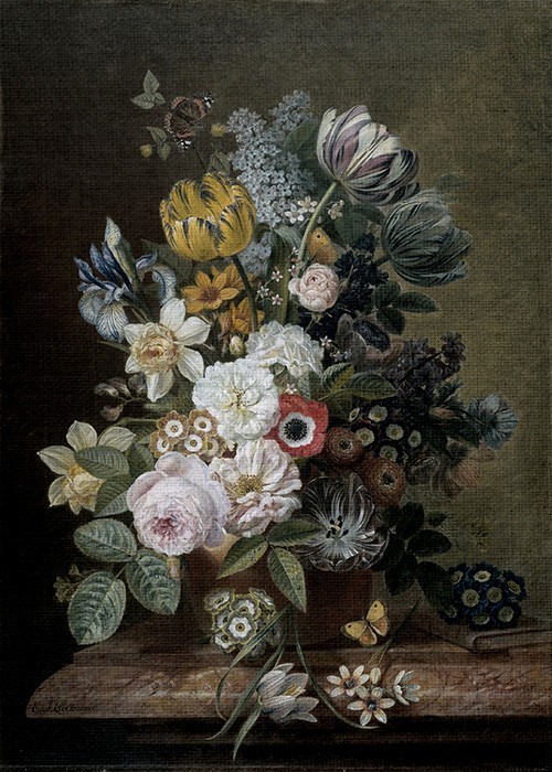 Ζωγραφική Πίνακας με Μπουκέτο με λουλούδια