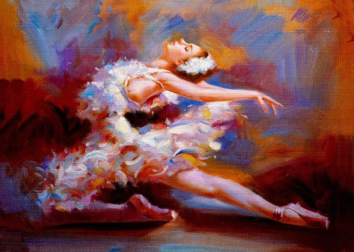 Ζωγραφική Πίνακας με Χορεύτρια μπαλέτου