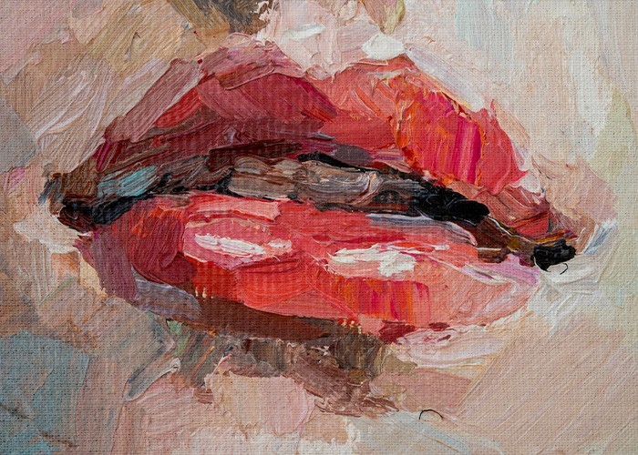 Ζωγραφική Πίνακας με Κόκκινα χείλη