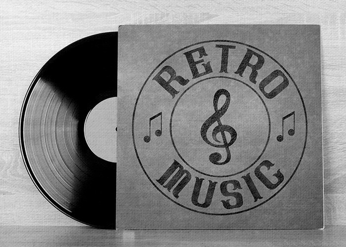 Μουσική Πίνακας και Vintage δίσκος
