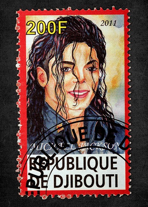 Μουσική Πίνακας και Γραμματόσημο Michael Jackson