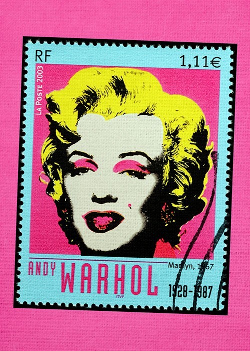 Μουσική Πίνακας και Γραμματόσημο Marilyn Monroe