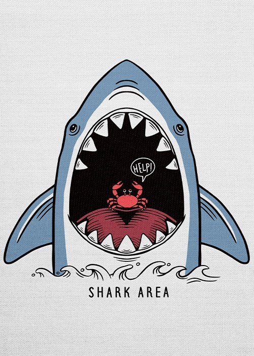 Παιδικά Πίνακας Shark area
