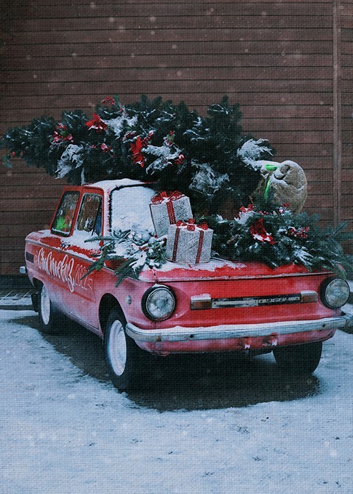 Vintage Πίνακες – Christmas Trip