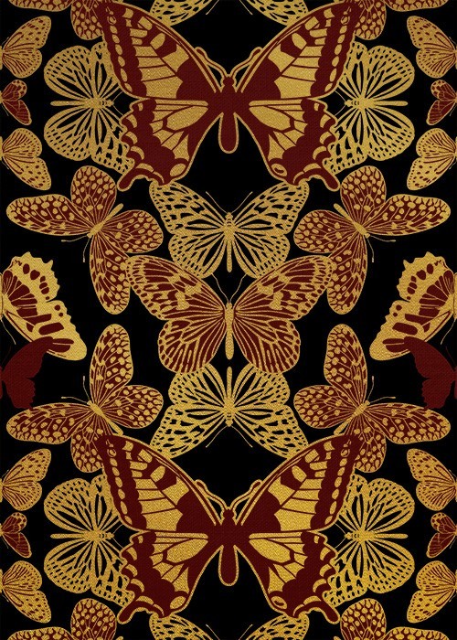 Gold Πίνακες – Πεταλούδες