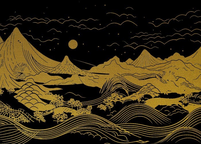 Gold Πίνακες – Golden Landscape