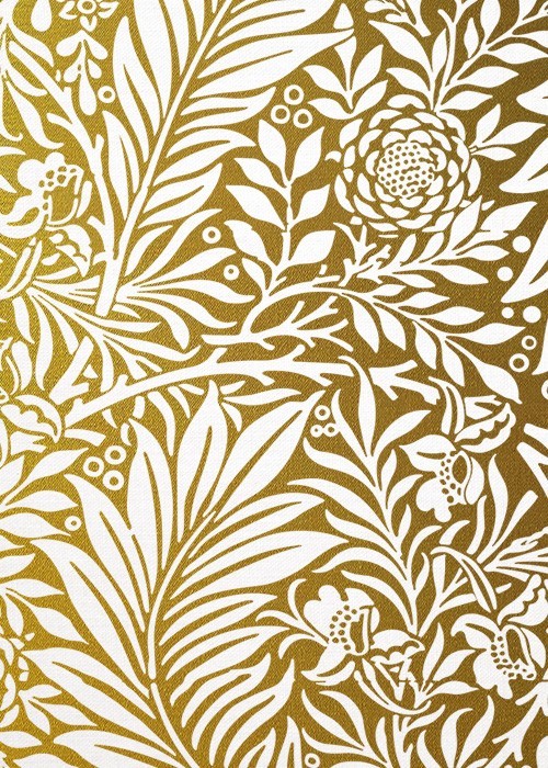 Gold Πίνακες – Floral Pattern