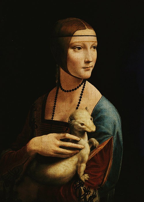 Leonardo Da Vinci Πίνακες – Lady with an Ermine