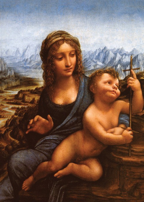 Leonardo Da Vinci Πίνακες – Madonna of the Yarnwinder