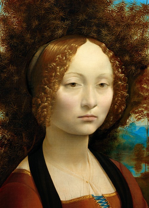 Leonardo Da Vinci Πίνακες – Ginevra de Benci