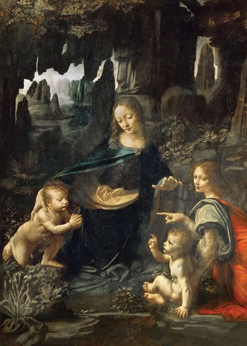 Leonardo Da Vinci Πίνακες – La Vergine delle Rocce