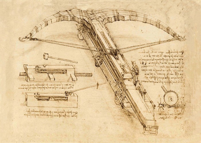 Leonardo Da Vinci Πίνακες – Giant Crossbow