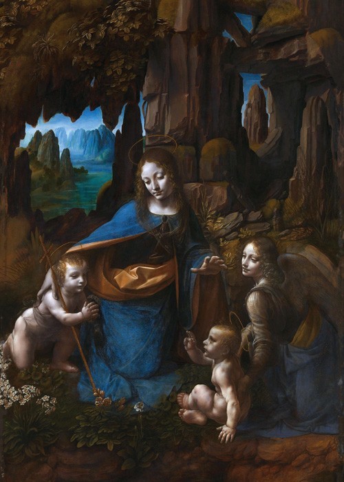 Leonardo Da Vinci Πίνακες – Vergine delle Rocce