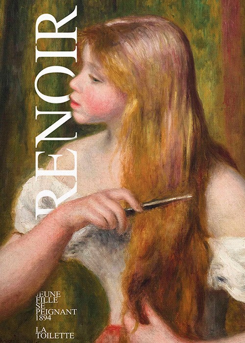 Renoir Πίνακες – Young Girl Combing Her Hair, 1894