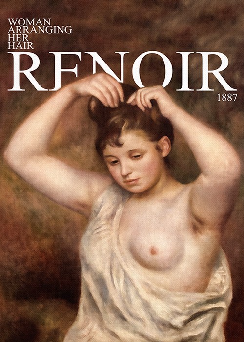 Renoir Πίνακες – Woman Arranging her Hair