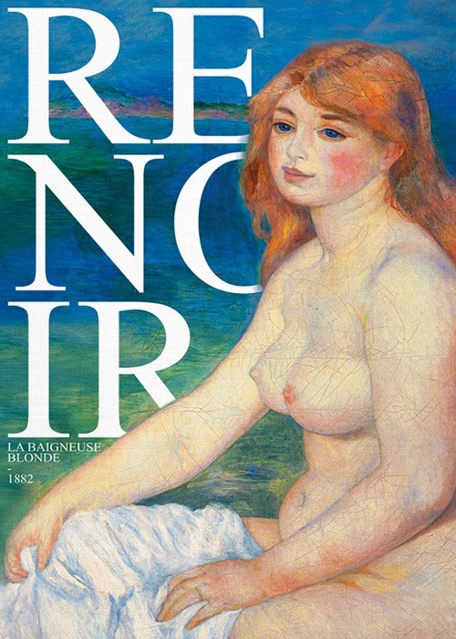 Renoir Πίνακες – La Baigneuse Blonde, 1882