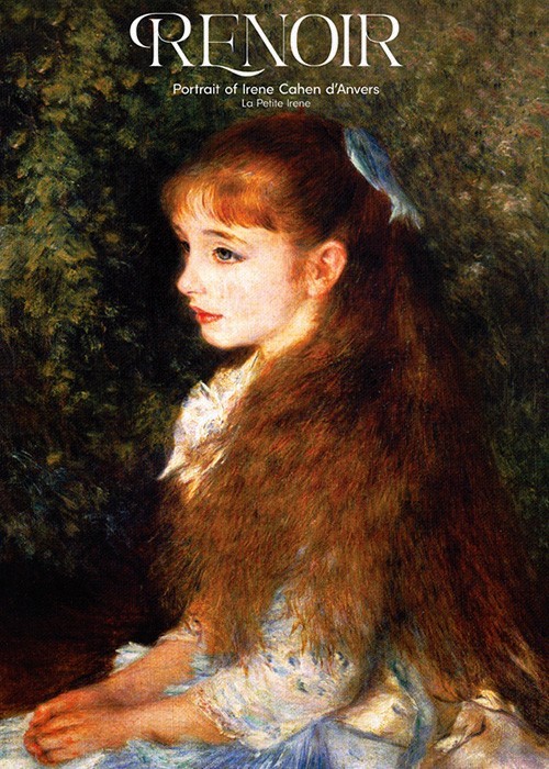 Renoir Πίνακες – Portrait of Mademoiselle Irène Cahen dAnvers, 1880