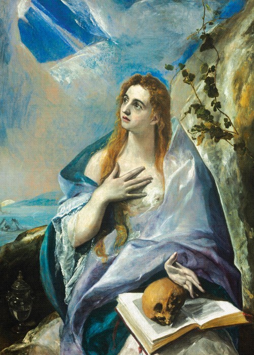 El Greco Πίνακες – The Penitent Magdalene