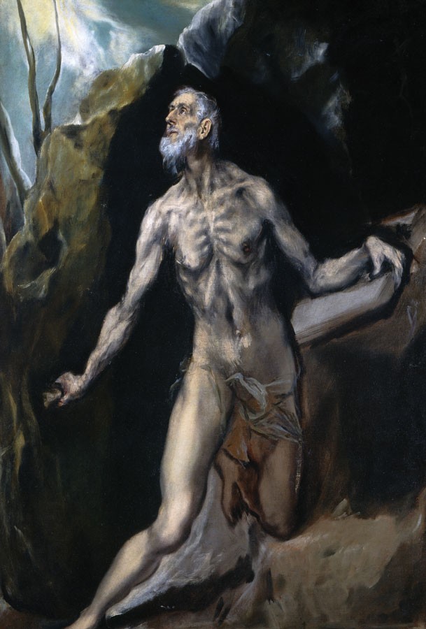 El Greco Πίνακες – Saint Jerome Penitent El Greco Πίνακες – Saint Jerome Penitent