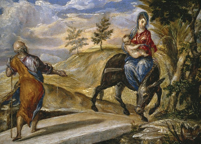 El Greco Πίνακες – Huida a Egipto