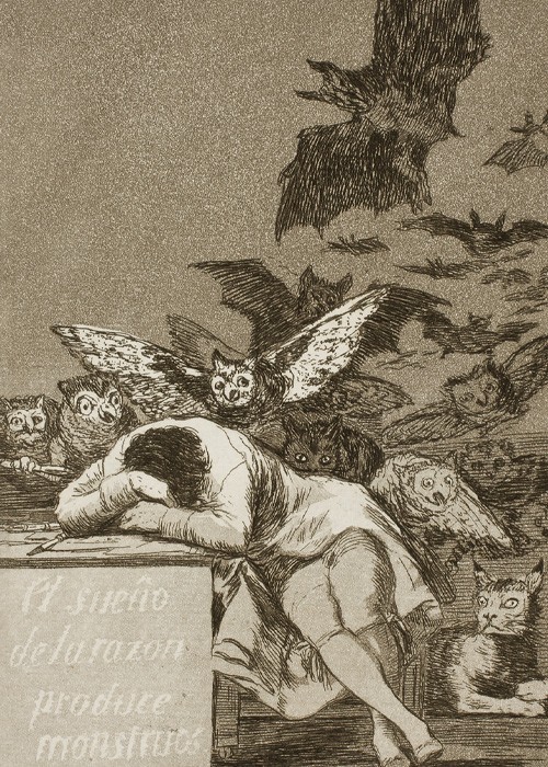 Francisco Goya Πίνακες – The Sleep of Reason Produces Monsters
