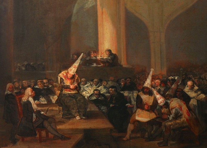 Francisco Goya Πίνακες – The Inquisition Tribunal