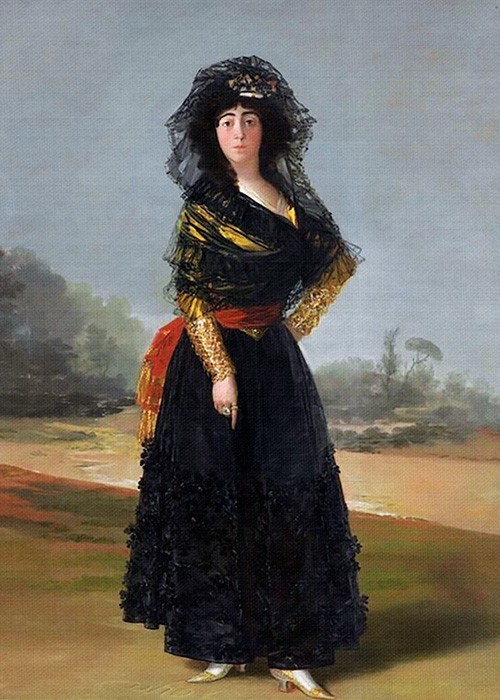 Francisco Goya Πίνακες – Η Δούκισσα της Alba με Μαντήλα