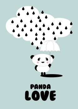 Rainy panda