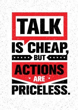 Actions are priceless