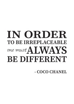 Coco Chanel: Be Different