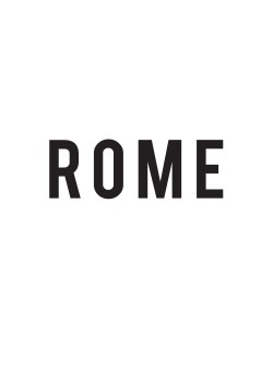Ρώμη σε λευκό φόντο