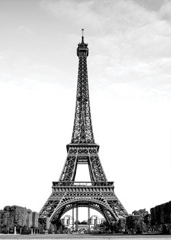 Ασπρόμαυρος Πύργος του Άιφελ στο Παρίσι