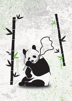 Smoking Panda