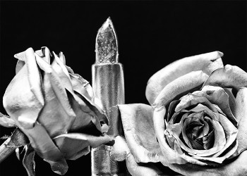 Τριαντάφυλλα σε μαύρο φόντο