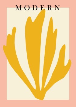 Modern yellow plant