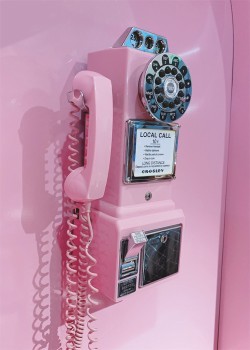 Vintage Pink Payphone