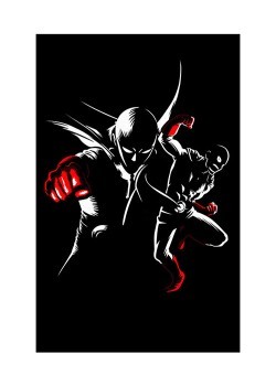 One Punch Man Black / Red