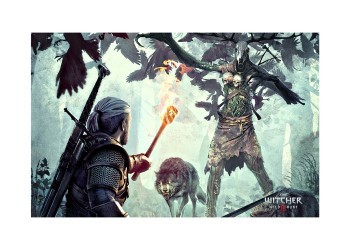 The Witcher Leshen And Wolf