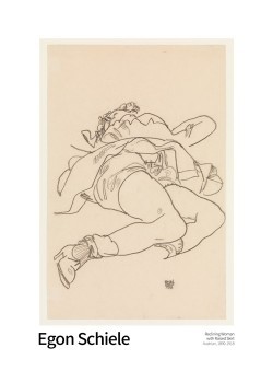Reclining Woman with Raised Skirt