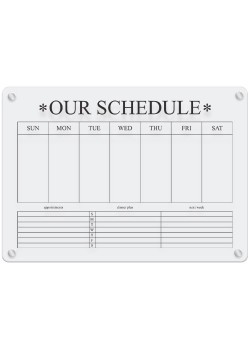 Our Schedule