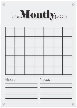 The Monthly Plan - Black