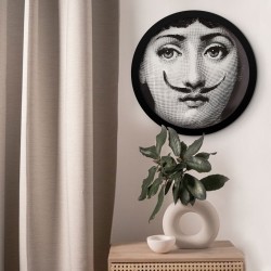 Girl with a mustache