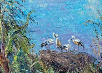 Watercolored Birds