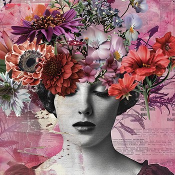 Art Woman Flower