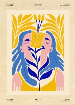 Half-cutted Abstract Woman