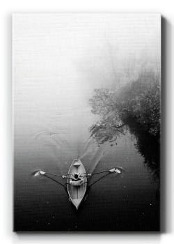 Βάρκα στην ομίχλη